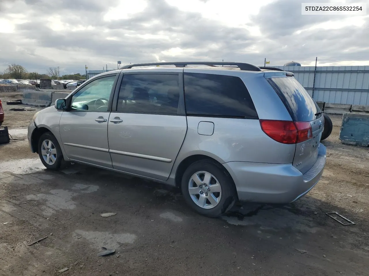 2006 Toyota Sienna Xle VIN: 5TDZA22C86S532254 Lot: 75353654