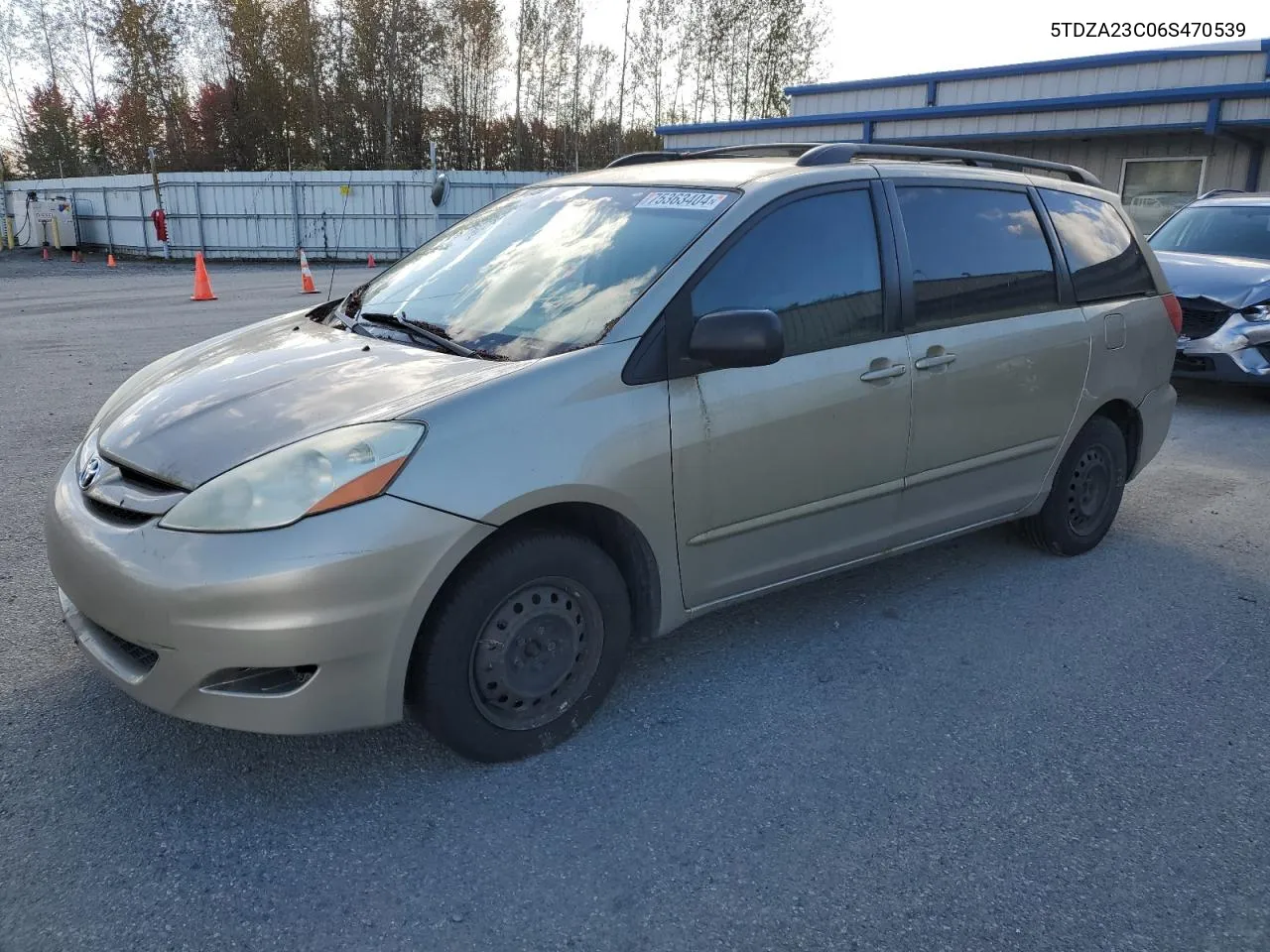 2006 Toyota Sienna Ce VIN: 5TDZA23C06S470539 Lot: 75363404