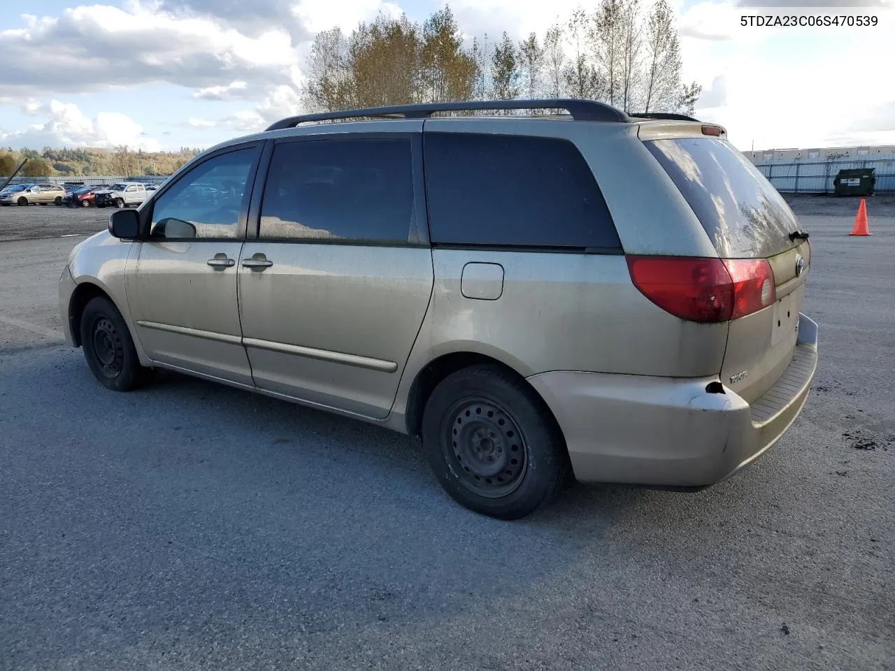 2006 Toyota Sienna Ce VIN: 5TDZA23C06S470539 Lot: 75363404