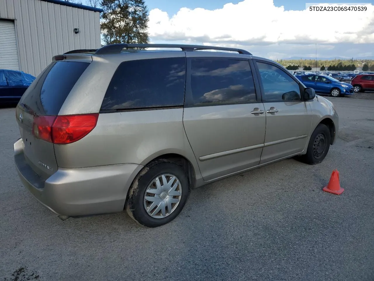 2006 Toyota Sienna Ce VIN: 5TDZA23C06S470539 Lot: 75363404