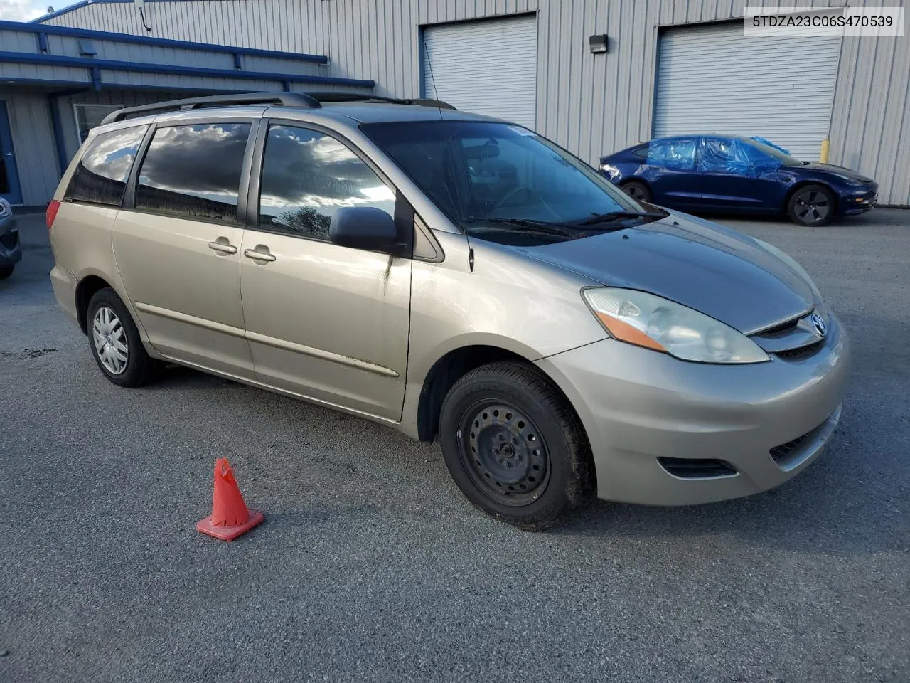 2006 Toyota Sienna Ce VIN: 5TDZA23C06S470539 Lot: 75363404