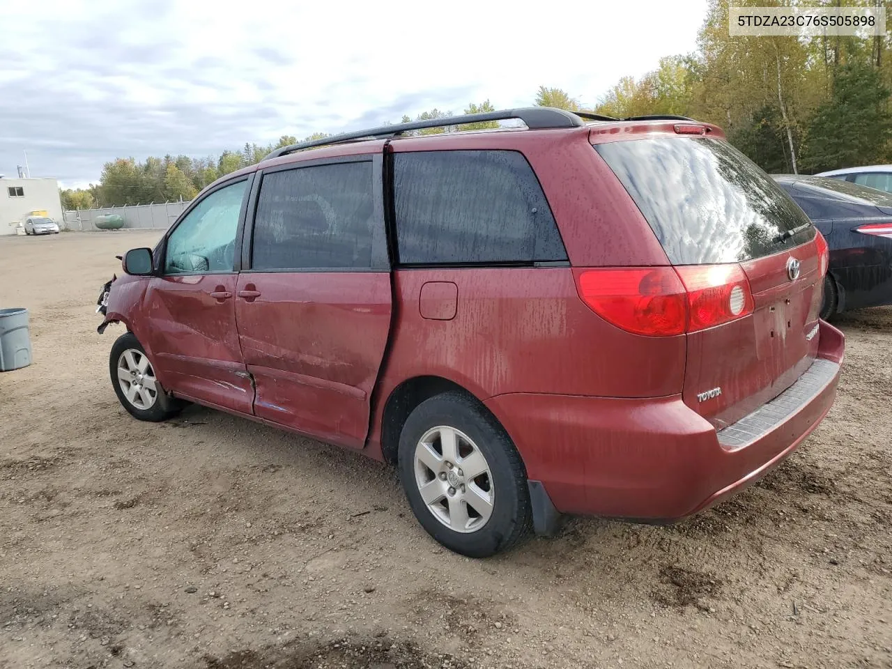 2006 Toyota Sienna Ce VIN: 5TDZA23C76S505898 Lot: 75395764