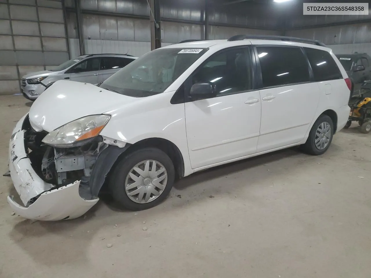 2006 Toyota Sienna Ce VIN: 5TDZA23C36S548358 Lot: 75870664