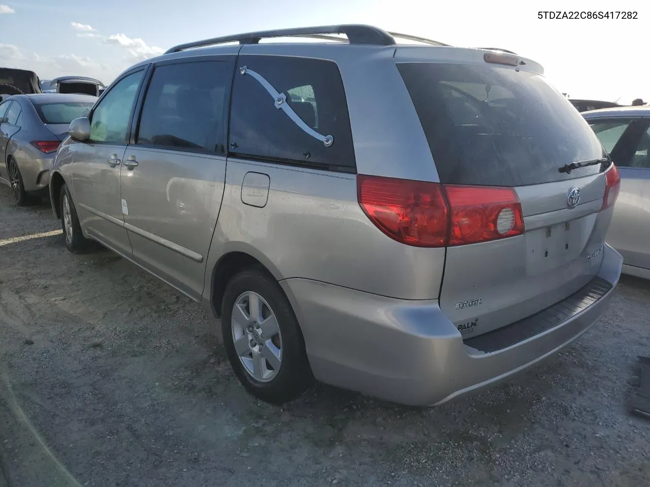 2006 Toyota Sienna Xle VIN: 5TDZA22C86S417282 Lot: 76108914