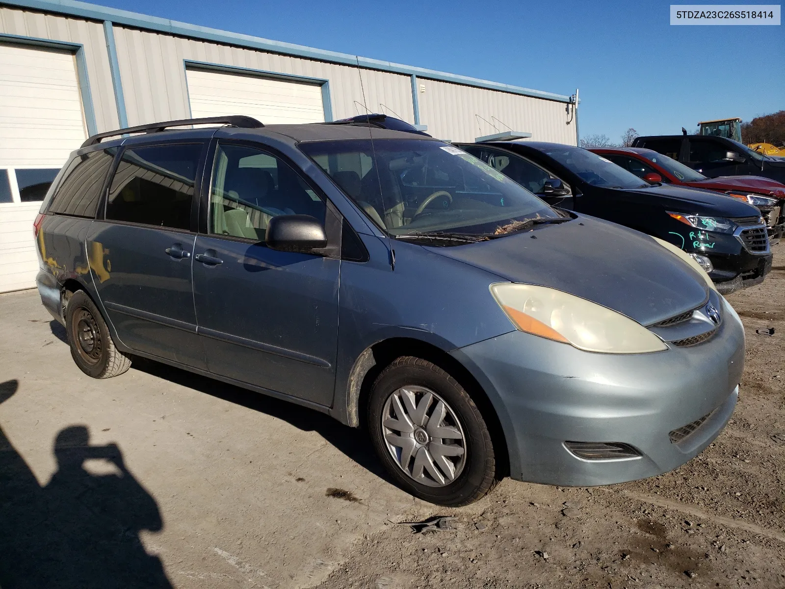 2006 Toyota Sienna Ce VIN: 5TDZA23C26S518414 Lot: 76406153