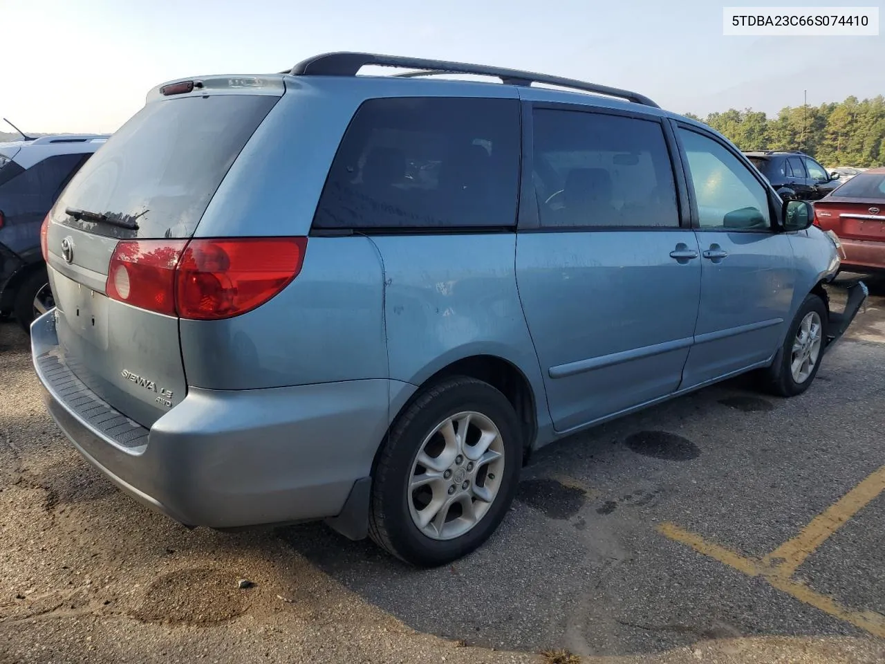 2006 Toyota Sienna Le VIN: 5TDBA23C66S074410 Lot: 76507204