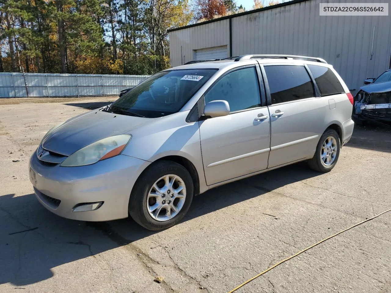 5TDZA22C96S526642 2006 Toyota Sienna Xle