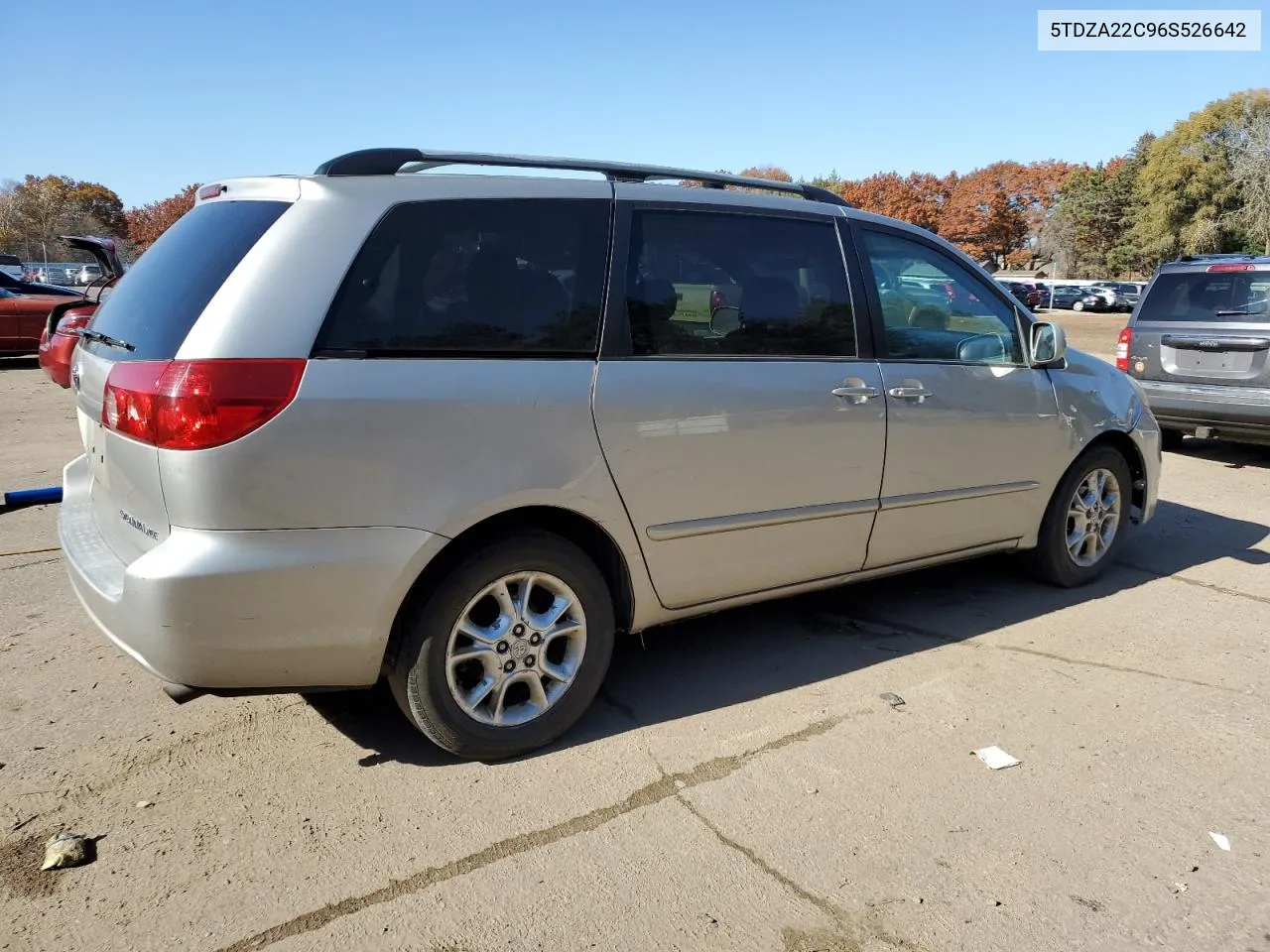 2006 Toyota Sienna Xle VIN: 5TDZA22C96S526642 Lot: 76725684