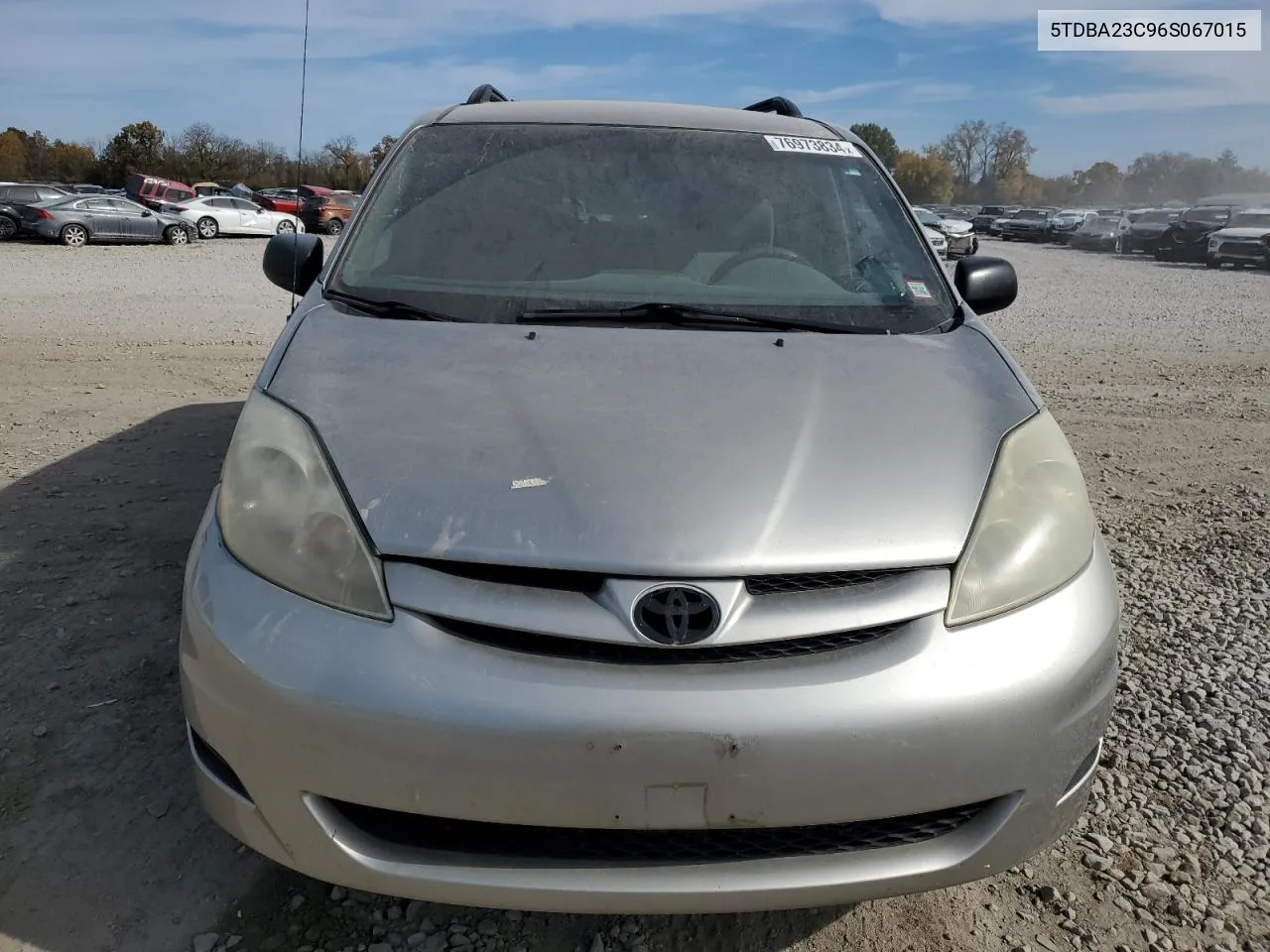 2006 Toyota Sienna Le VIN: 5TDBA23C96S067015 Lot: 76973834