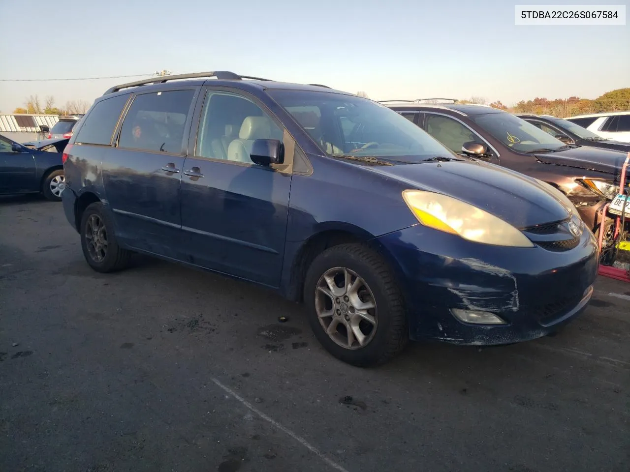 2006 Toyota Sienna Xle VIN: 5TDBA22C26S067584 Lot: 77140144