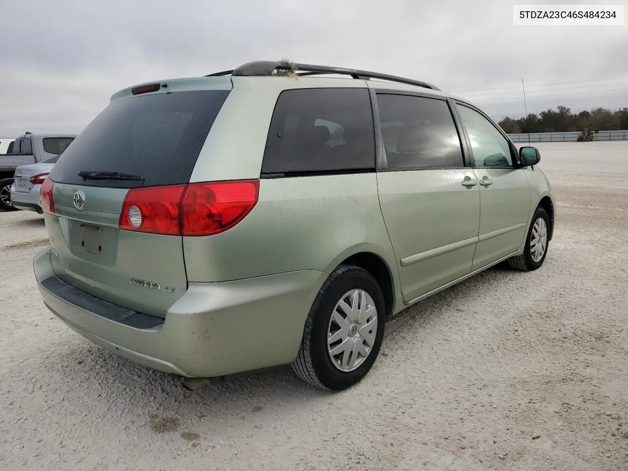 2006 Toyota Sienna Ce VIN: 5TDZA23C46S484234 Lot: 77168614