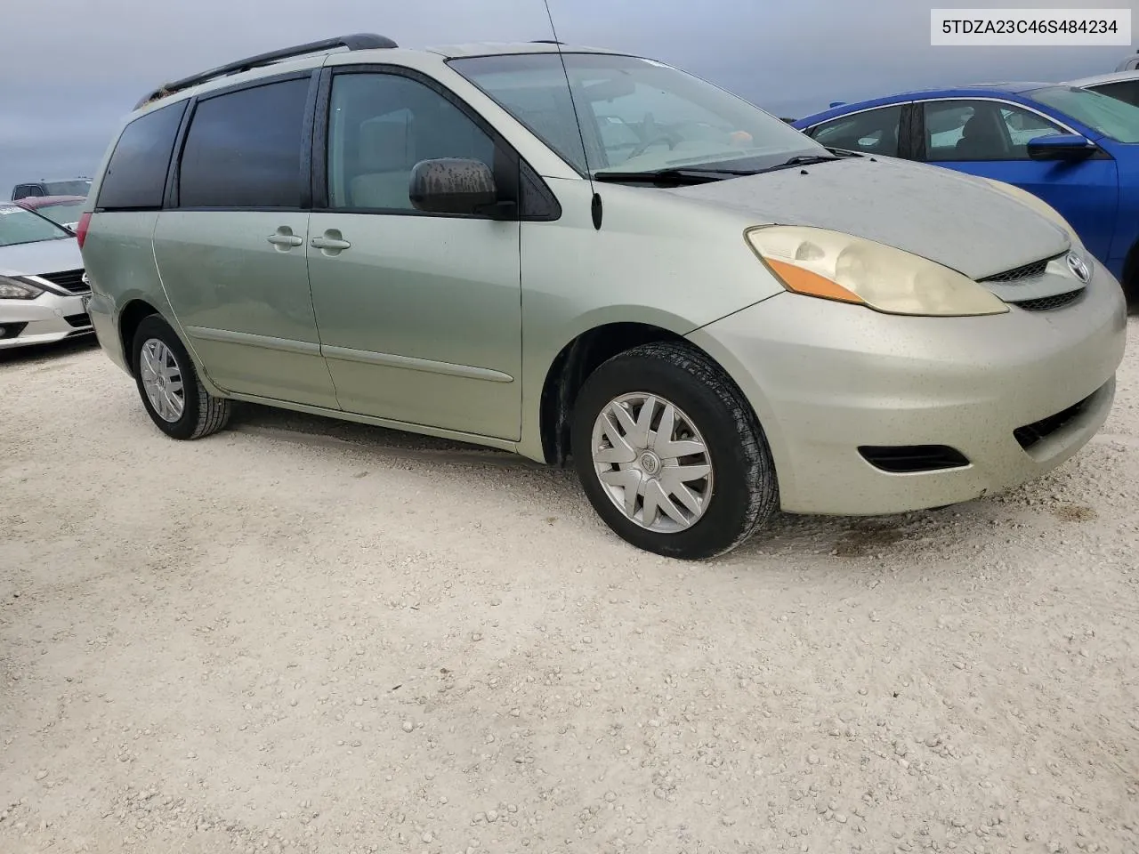 2006 Toyota Sienna Ce VIN: 5TDZA23C46S484234 Lot: 77168614