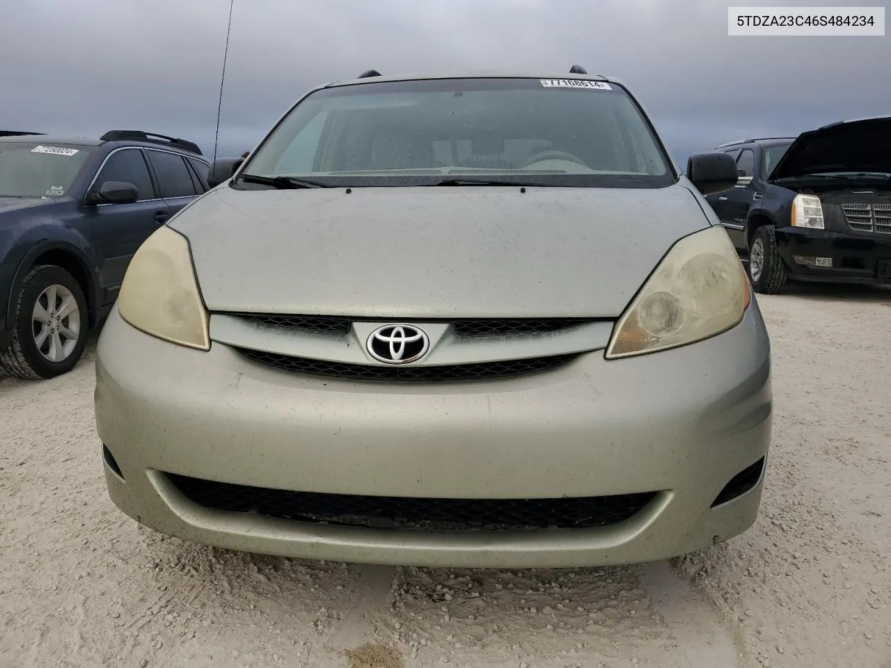 2006 Toyota Sienna Ce VIN: 5TDZA23C46S484234 Lot: 77168614