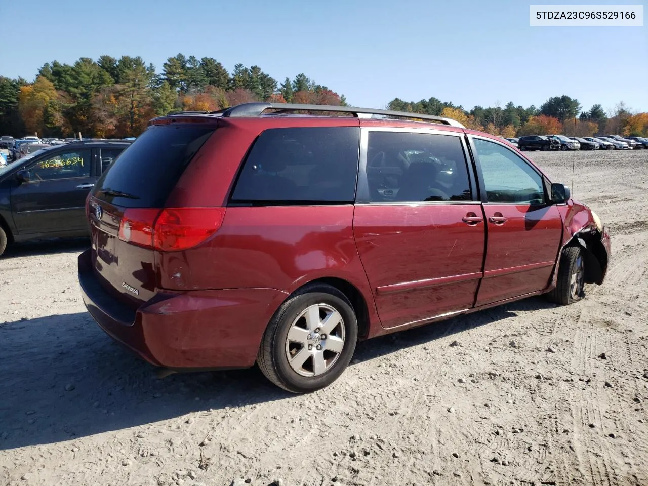 2006 Toyota Sienna Ce VIN: 5TDZA23C96S529166 Lot: 77343414