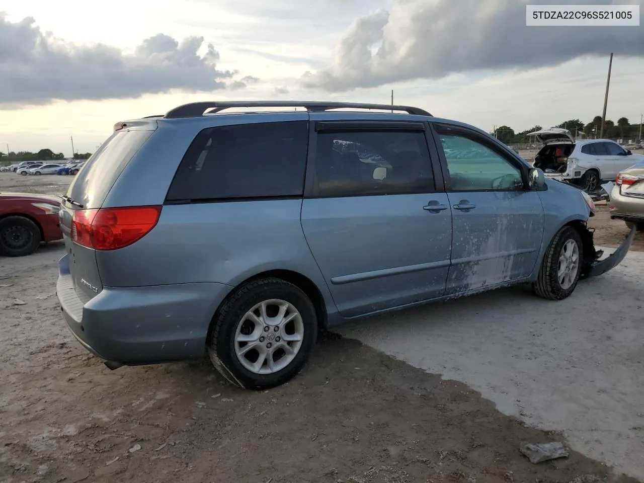 5TDZA22C96S521005 2006 Toyota Sienna Xle