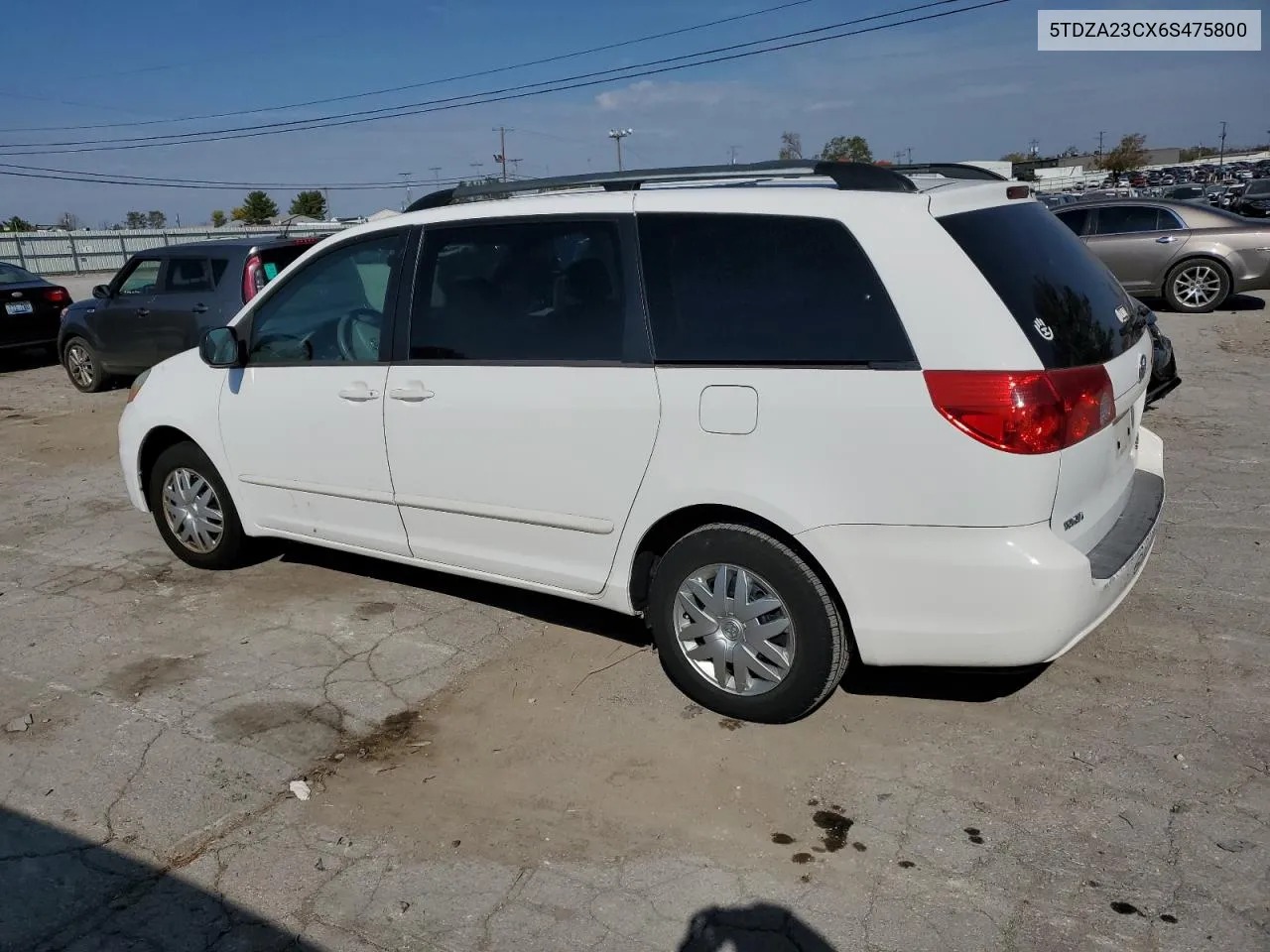 2006 Toyota Sienna Ce VIN: 5TDZA23CX6S475800 Lot: 77700914