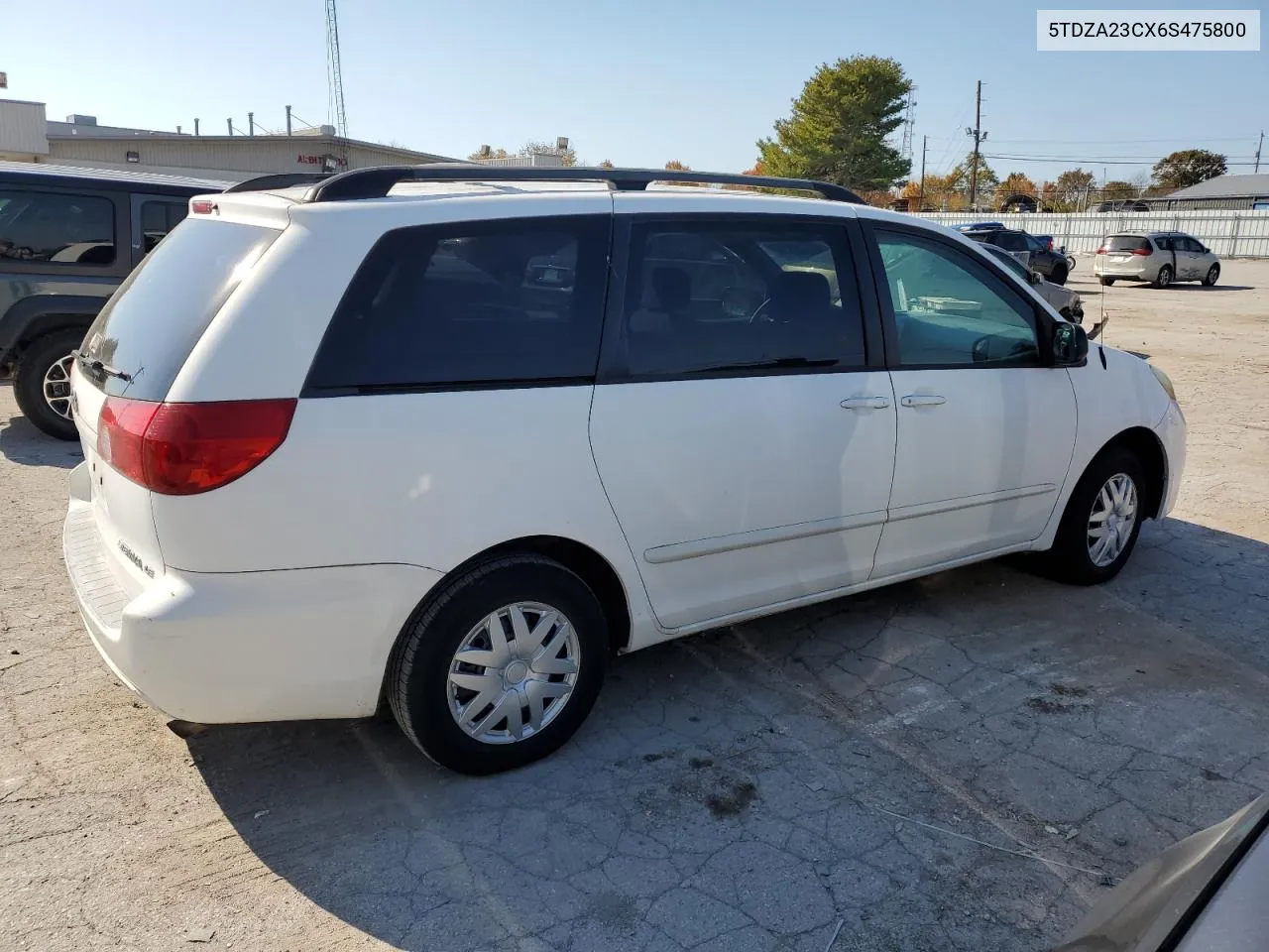 2006 Toyota Sienna Ce VIN: 5TDZA23CX6S475800 Lot: 77700914