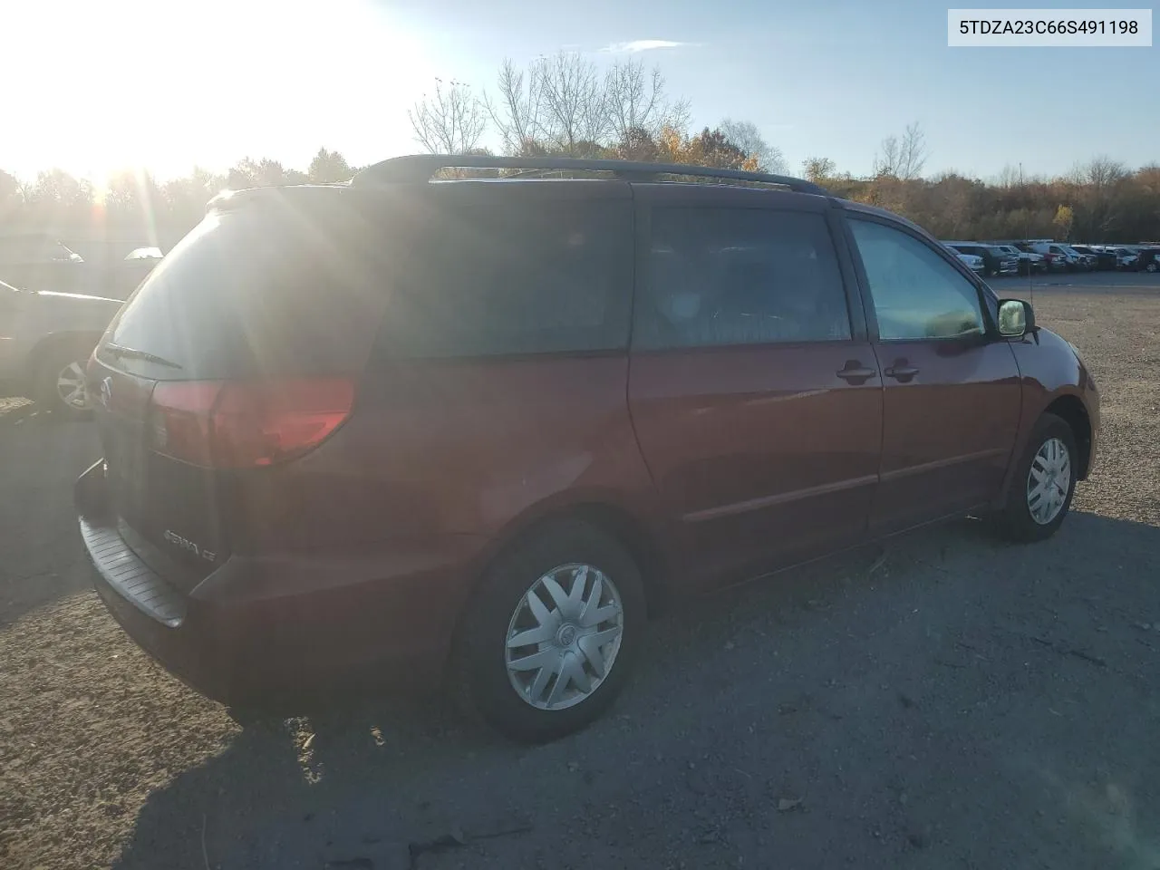 2006 Toyota Sienna Ce VIN: 5TDZA23C66S491198 Lot: 77761574