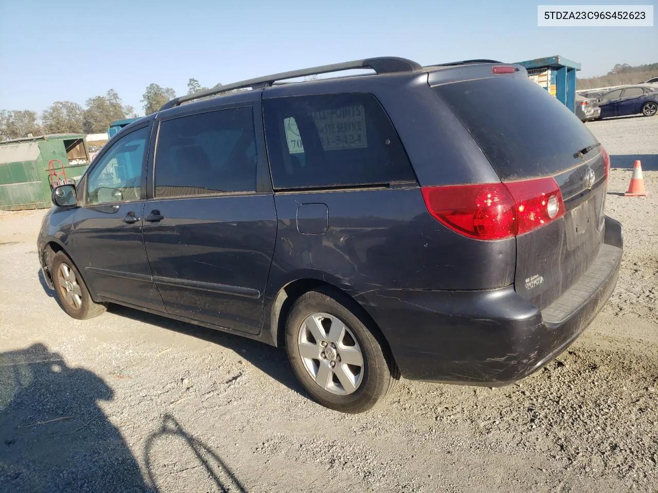 2006 Toyota Sienna Ce VIN: 5TDZA23C96S452623 Lot: 77825144