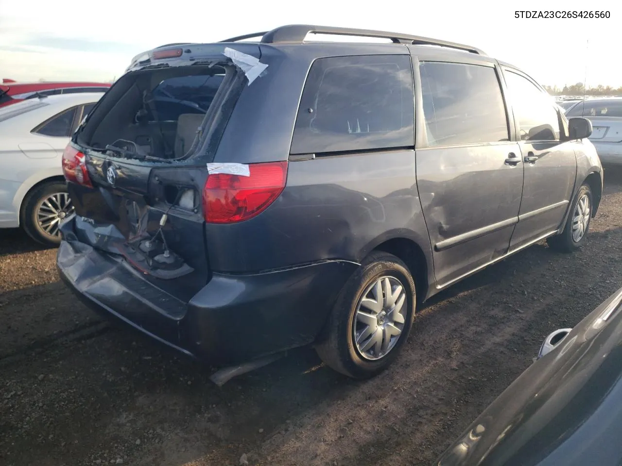 2006 Toyota Sienna Ce VIN: 5TDZA23C26S426560 Lot: 78054184