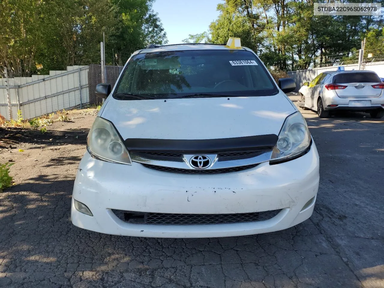 2006 Toyota Sienna Xle VIN: 5TDBA22C96S062978 Lot: 78088974