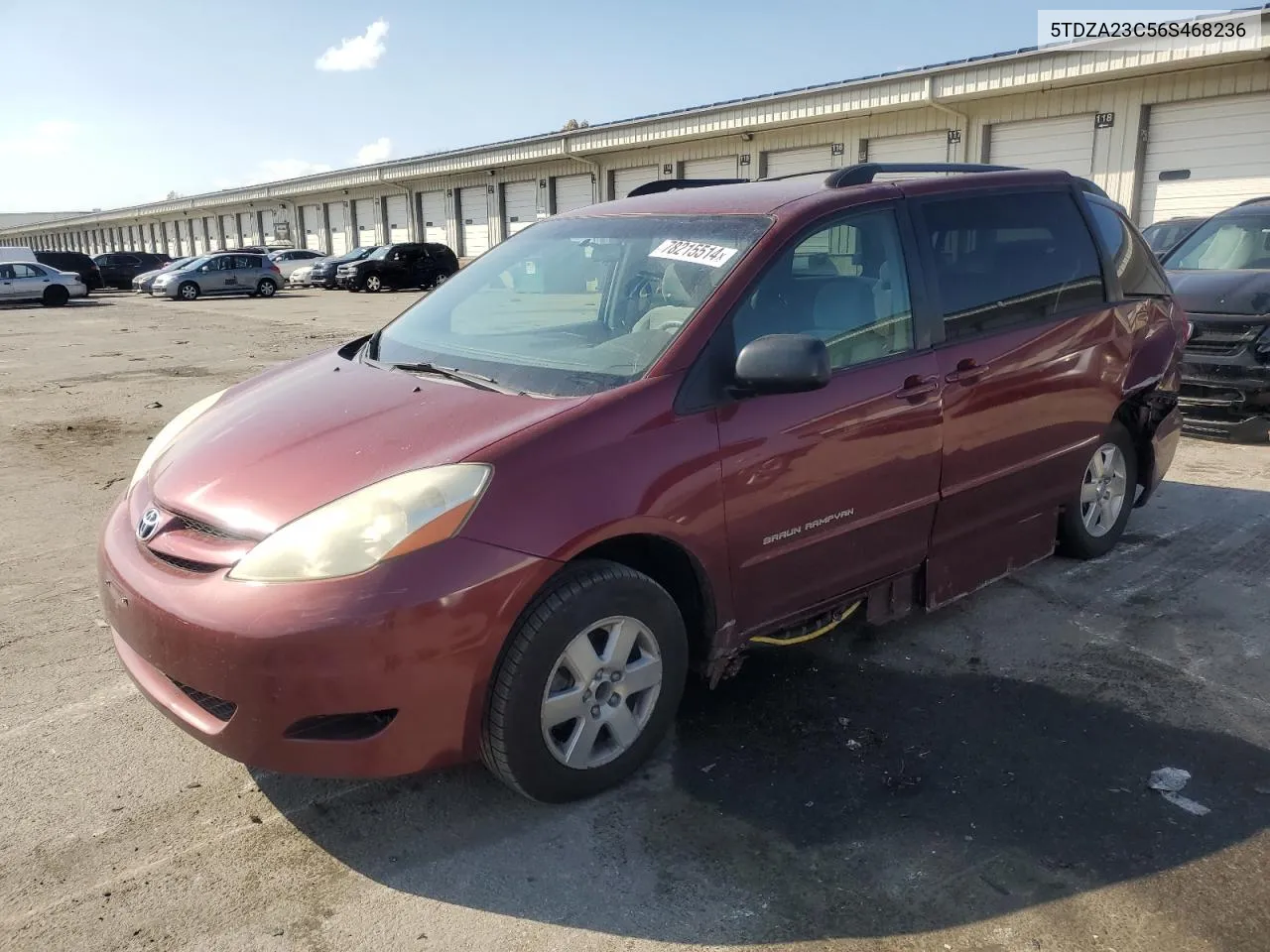 2006 Toyota Sienna Ce VIN: 5TDZA23C56S468236 Lot: 78215514