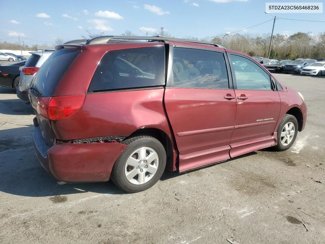 2006 Toyota Sienna Ce VIN: 5TDZA23C56S468236 Lot: 78215514