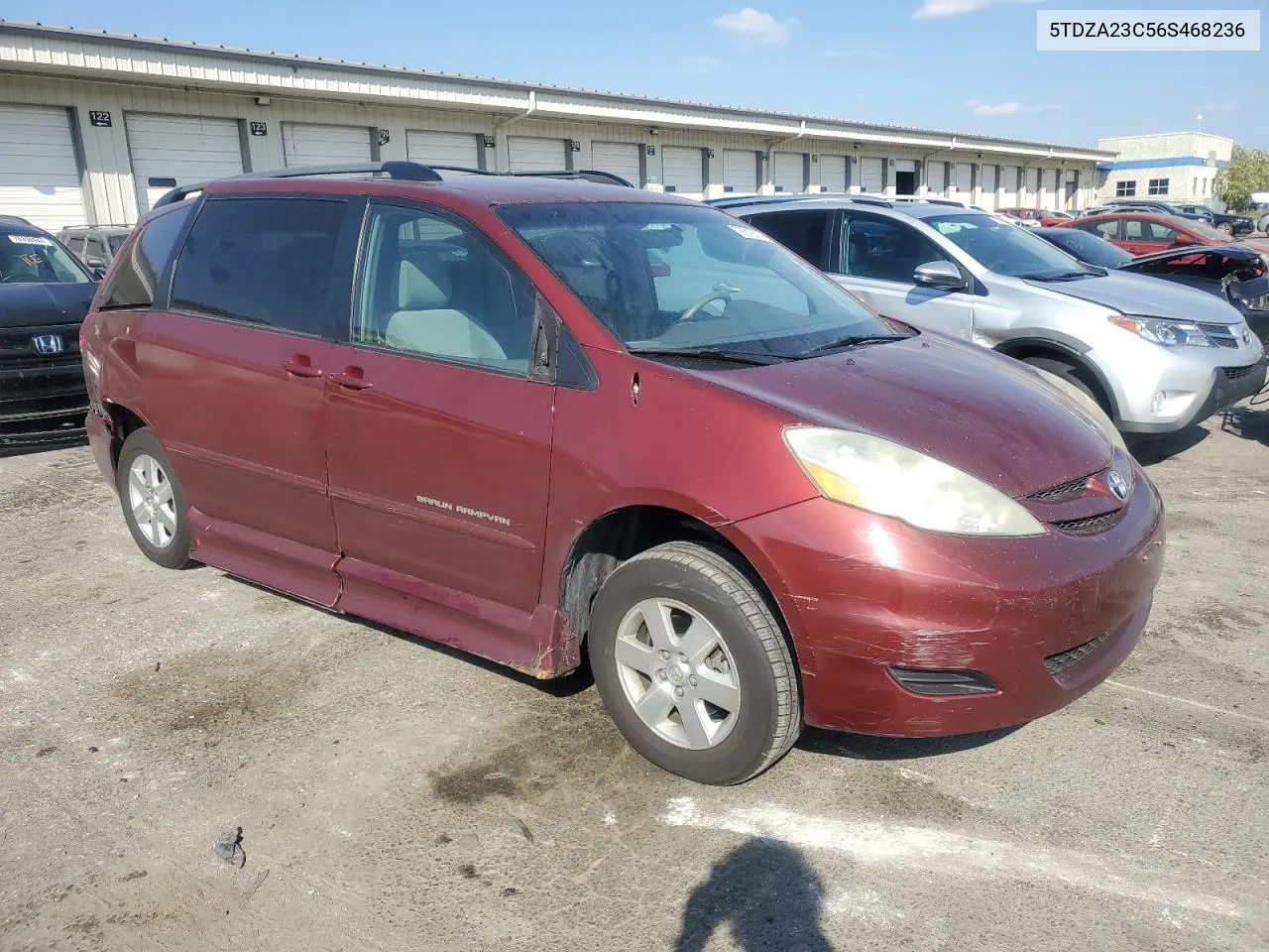 2006 Toyota Sienna Ce VIN: 5TDZA23C56S468236 Lot: 78215514