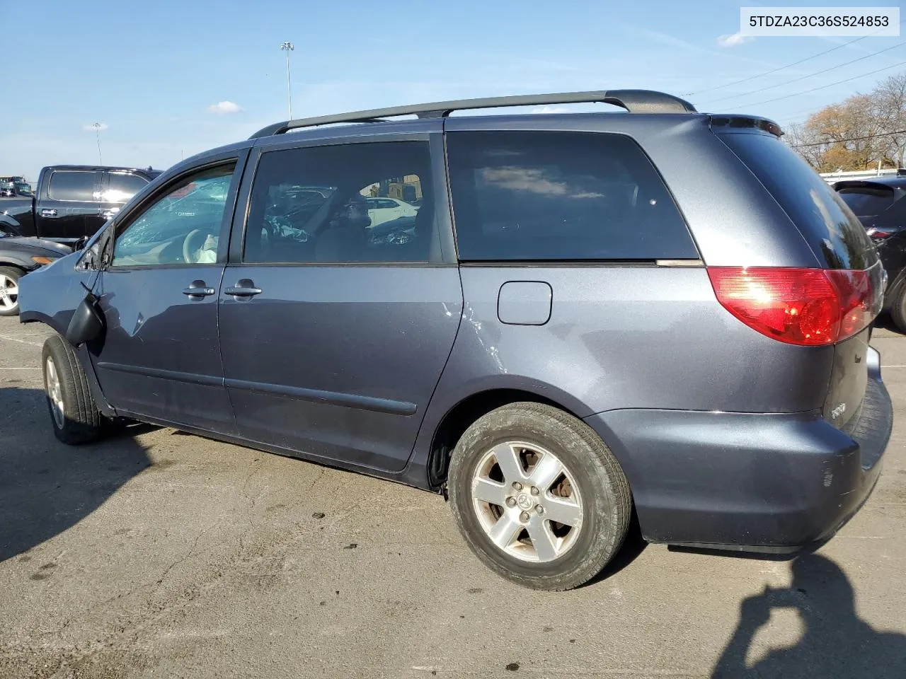 2006 Toyota Sienna Ce VIN: 5TDZA23C36S524853 Lot: 78716504