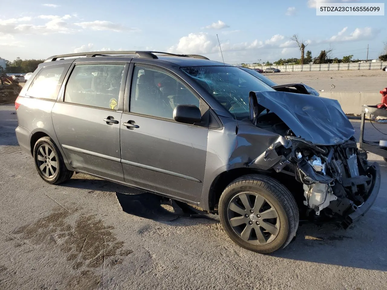 2006 Toyota Sienna Ce VIN: 5TDZA23C16S556099 Lot: 78833454