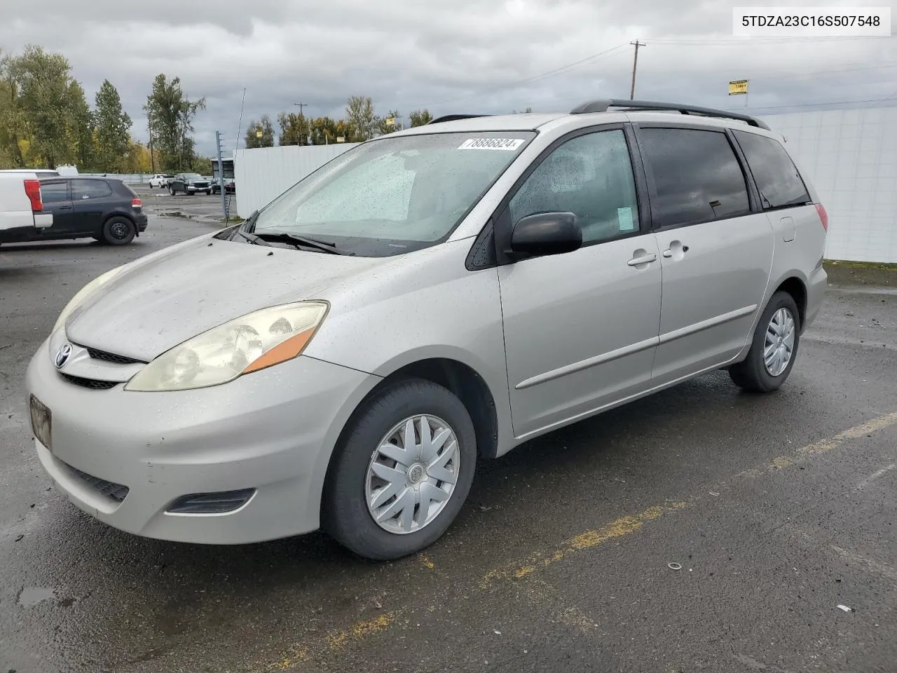 2006 Toyota Sienna Ce VIN: 5TDZA23C16S507548 Lot: 78886824