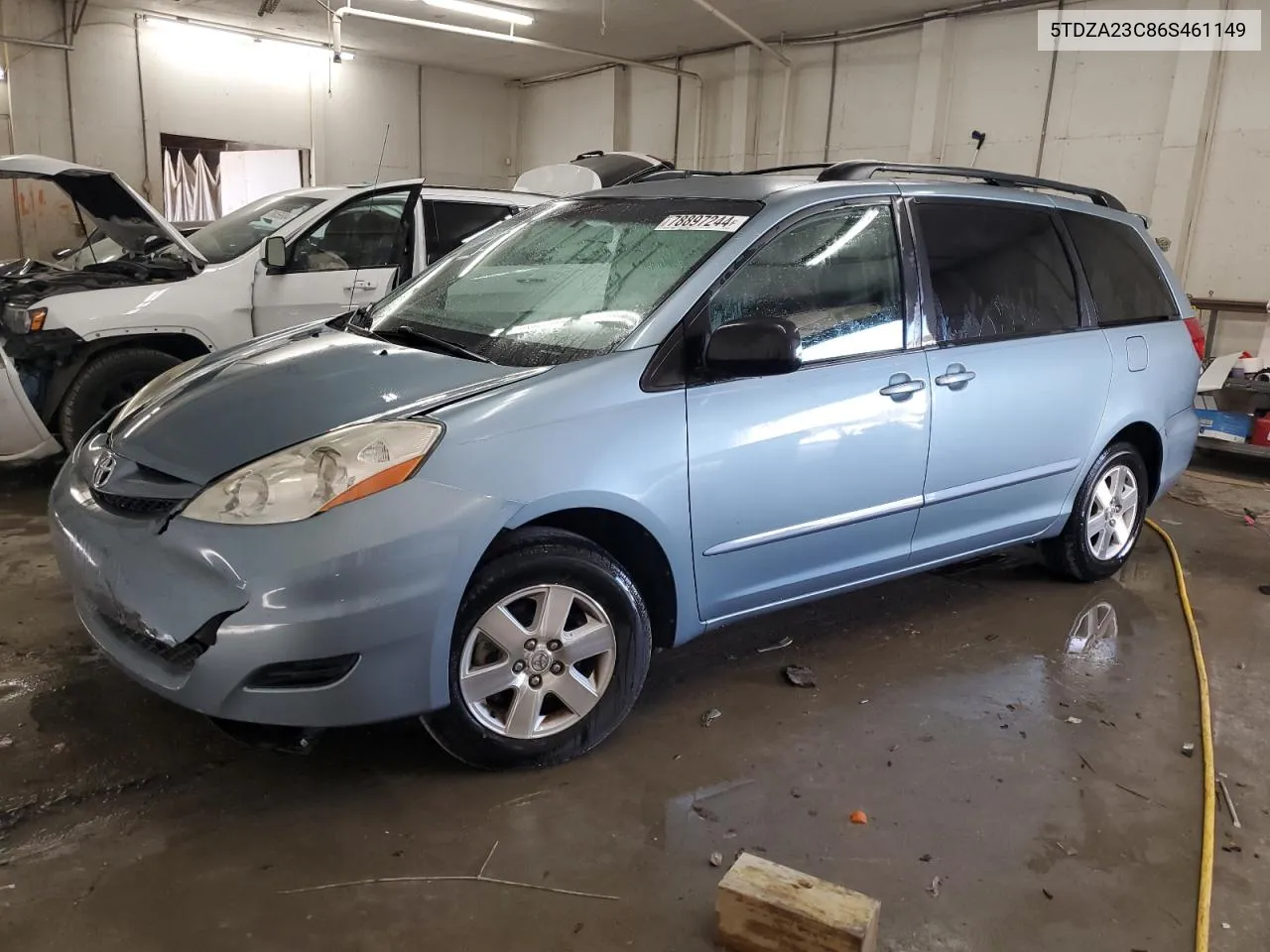 2006 Toyota Sienna Ce VIN: 5TDZA23C86S461149 Lot: 78897244