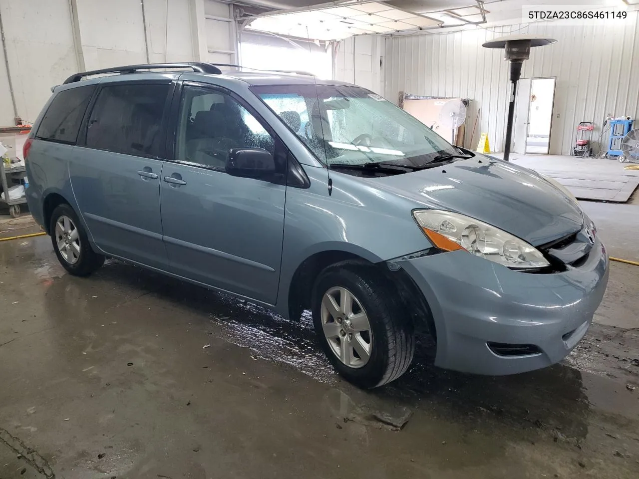 2006 Toyota Sienna Ce VIN: 5TDZA23C86S461149 Lot: 78897244