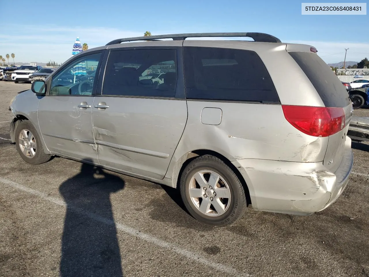 2006 Toyota Sienna Ce VIN: 5TDZA23C06S408431 Lot: 79098854