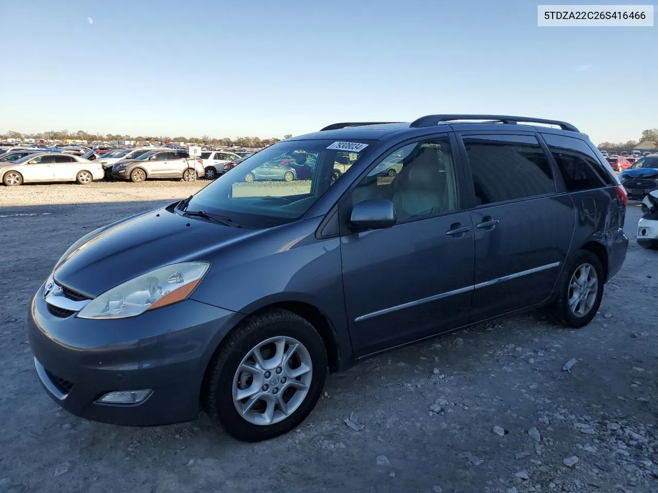 2006 Toyota Sienna Xle VIN: 5TDZA22C26S416466 Lot: 79308034