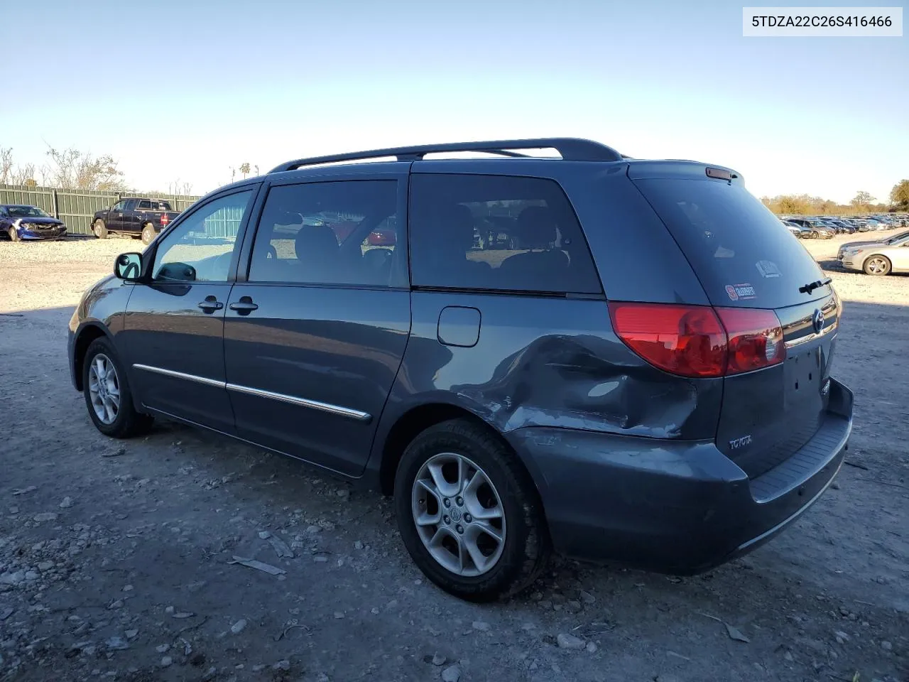 2006 Toyota Sienna Xle VIN: 5TDZA22C26S416466 Lot: 79308034