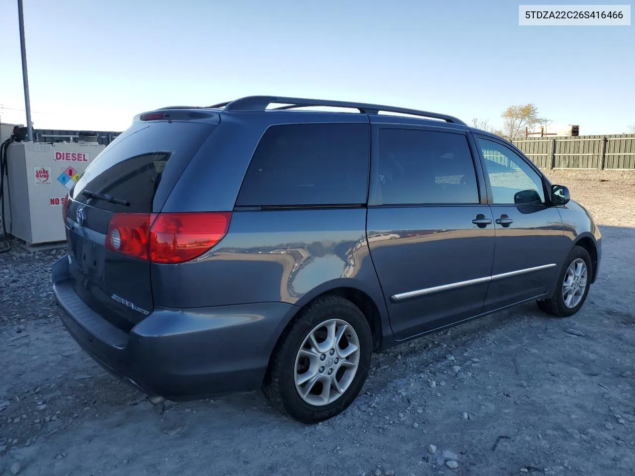 2006 Toyota Sienna Xle VIN: 5TDZA22C26S416466 Lot: 79308034