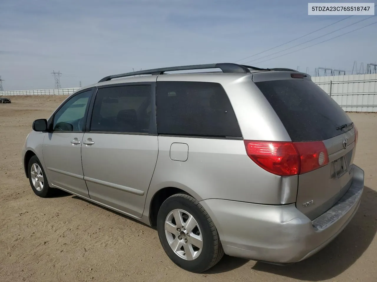 2006 Toyota Sienna Ce VIN: 5TDZA23C76S518747 Lot: 79310964