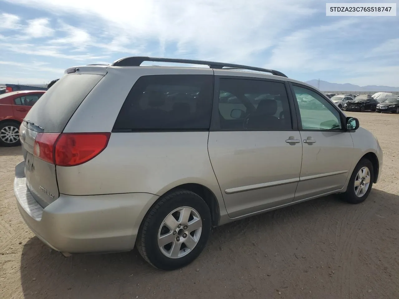 2006 Toyota Sienna Ce VIN: 5TDZA23C76S518747 Lot: 79310964