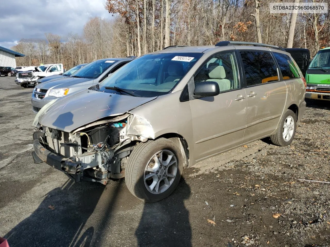 2006 Toyota Sienna Le VIN: 5TDBA23C96S068570 Lot: 79934174