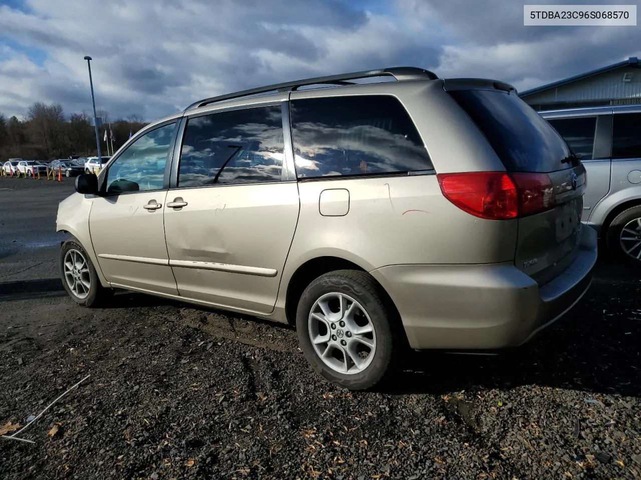 2006 Toyota Sienna Le VIN: 5TDBA23C96S068570 Lot: 79934174