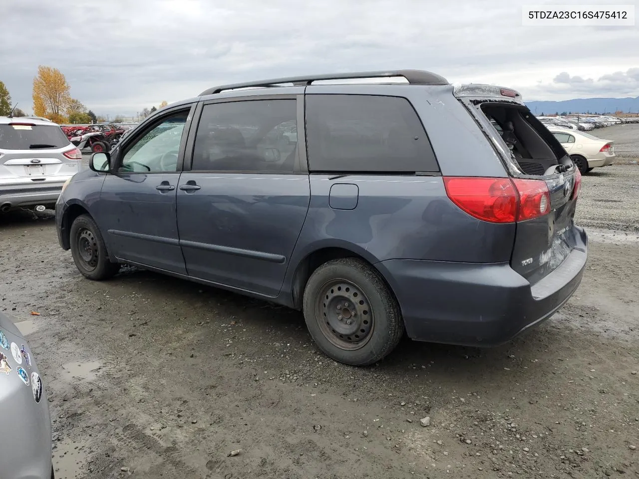 2006 Toyota Sienna Ce VIN: 5TDZA23C16S475412 Lot: 79972594