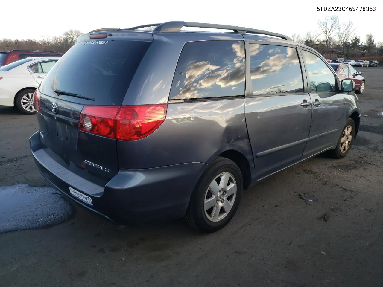 2006 Toyota Sienna Ce VIN: 5TDZA23C46S478353 Lot: 80060204