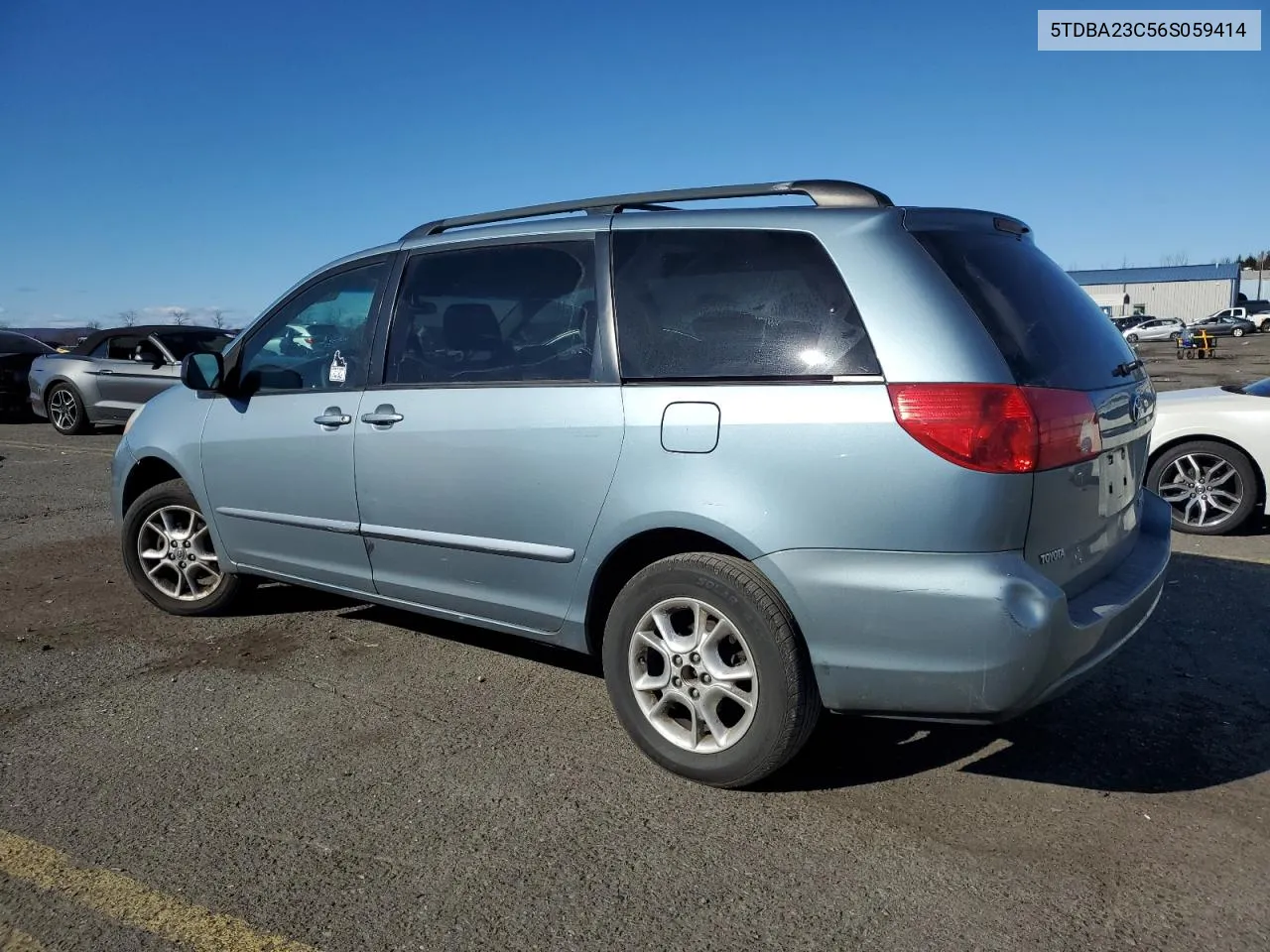 2006 Toyota Sienna Le VIN: 5TDBA23C56S059414 Lot: 80069724