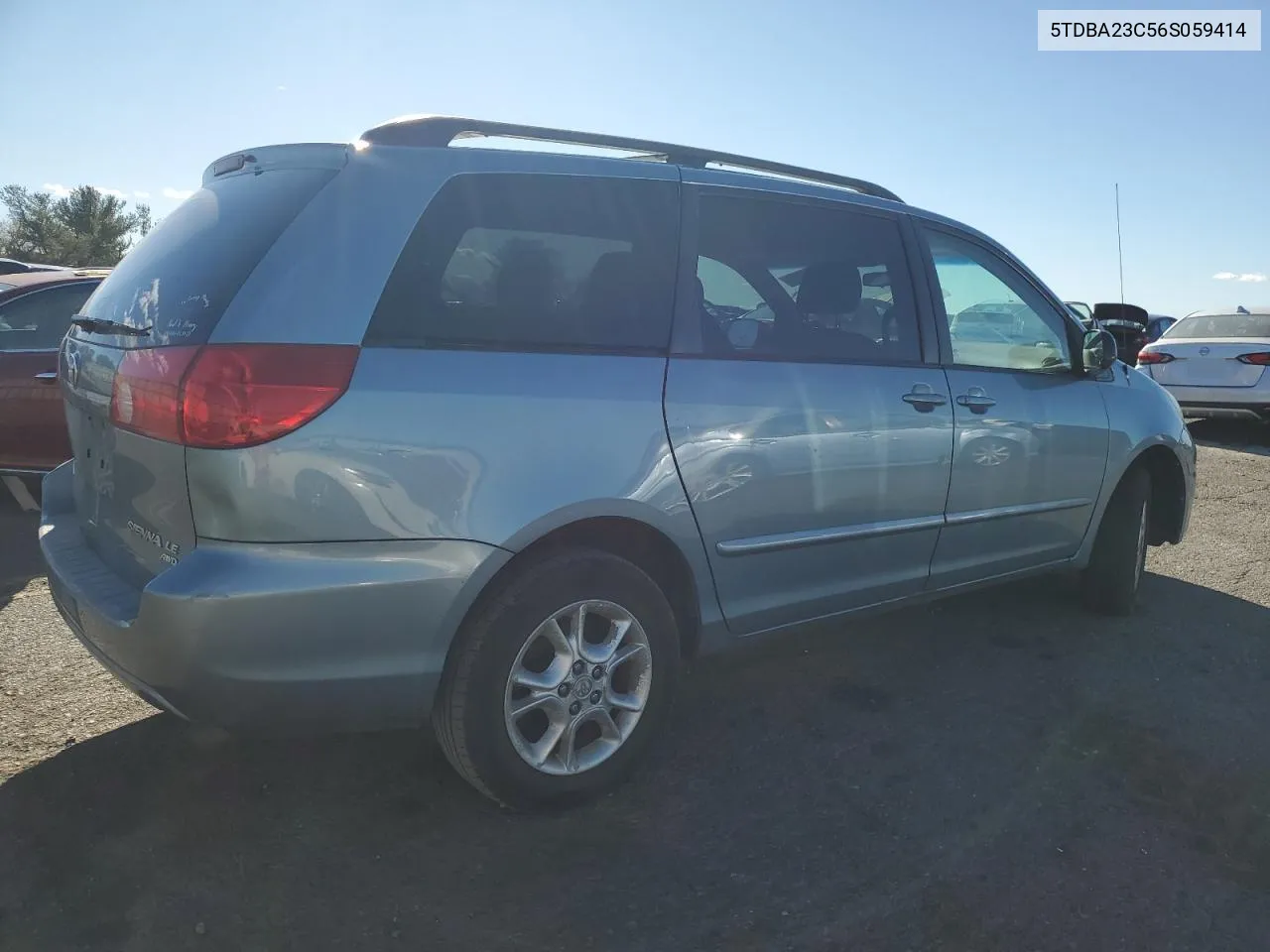 2006 Toyota Sienna Le VIN: 5TDBA23C56S059414 Lot: 80069724