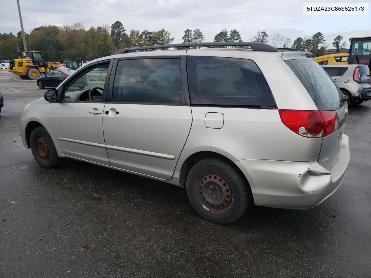 2006 Toyota Sienna Ce VIN: 5TDZA23C86S525173 Lot: 80162224