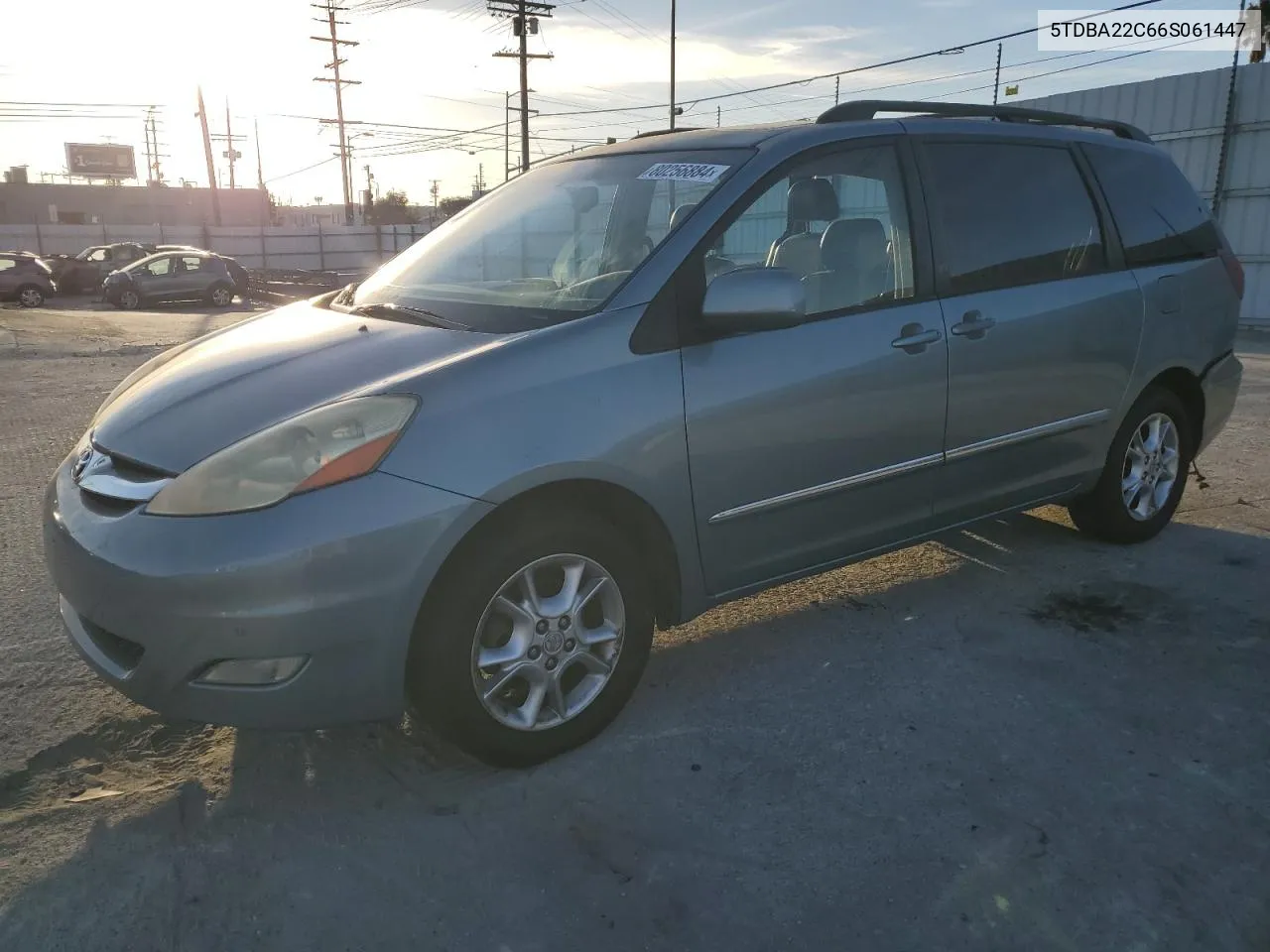 2006 Toyota Sienna Xle VIN: 5TDBA22C66S061447 Lot: 80256884