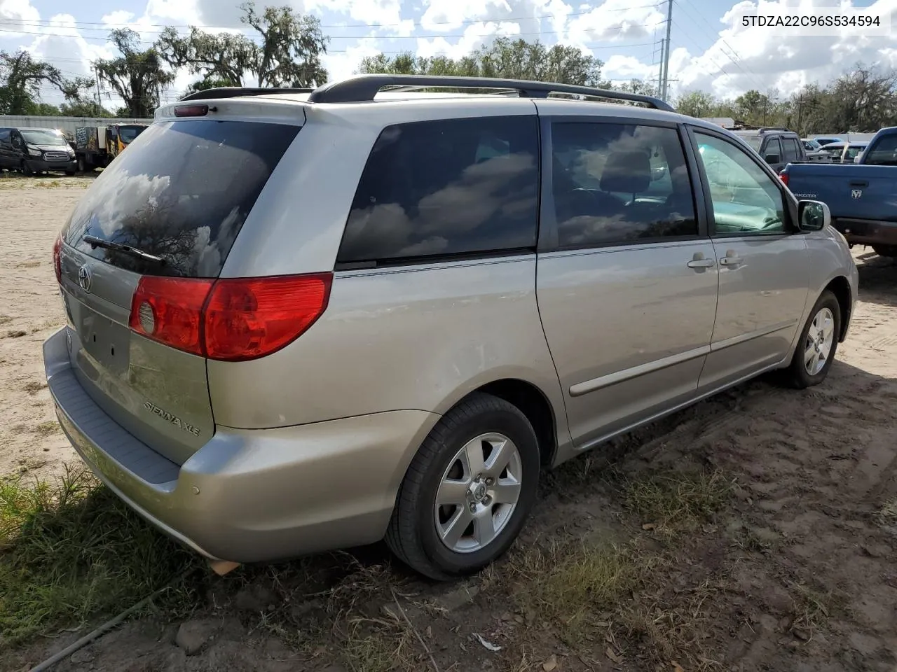 2006 Toyota Sienna Xle VIN: 5TDZA22C96S534594 Lot: 80290124