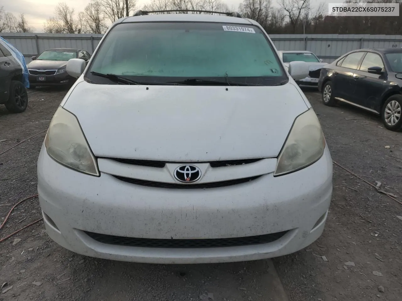 2006 Toyota Sienna Xle VIN: 5TDBA22CX6S075237 Lot: 80331974