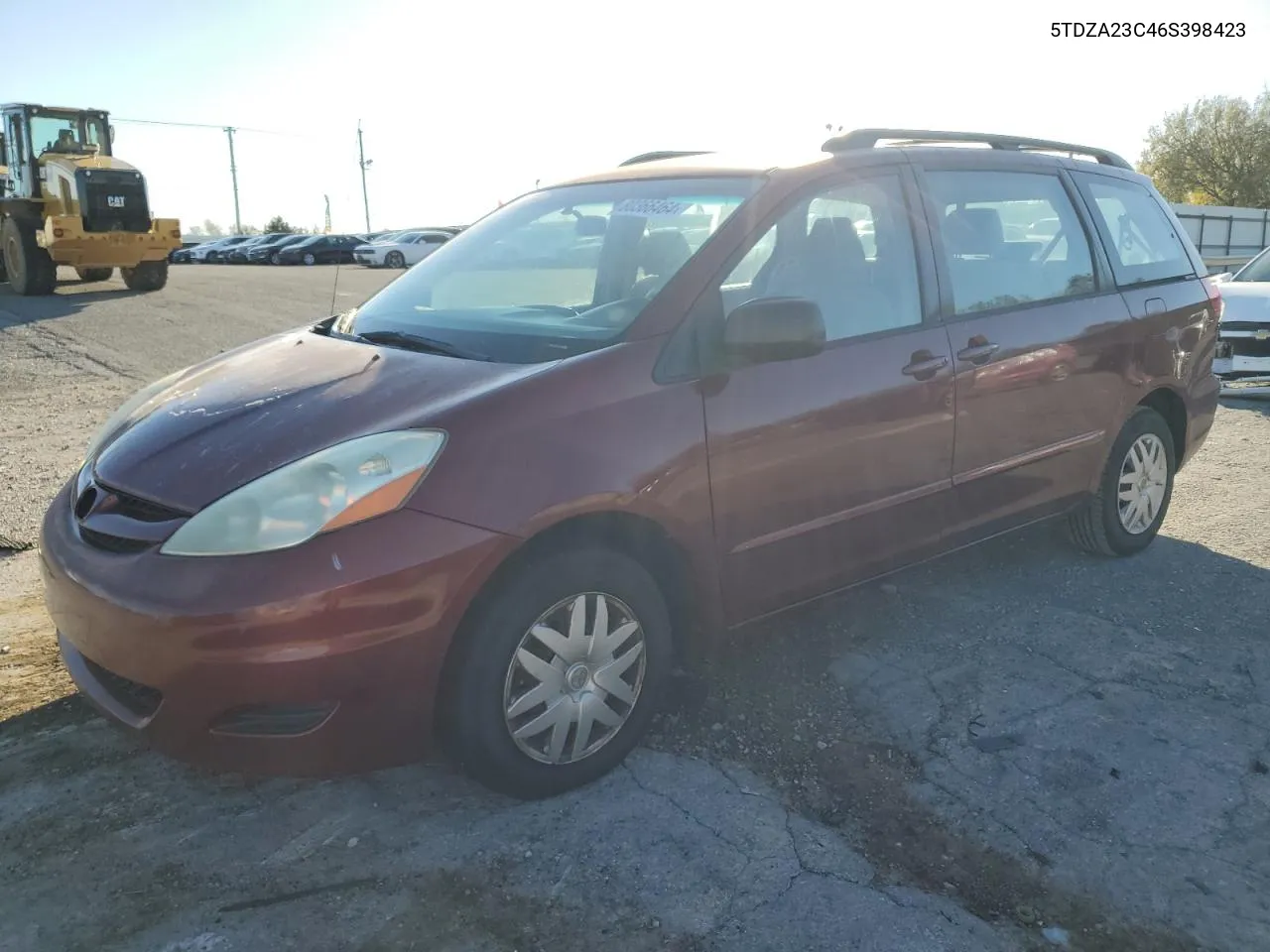 2006 Toyota Sienna Ce VIN: 5TDZA23C46S398423 Lot: 80366464